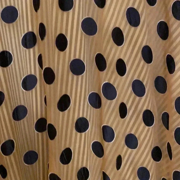 Trelise Copper polkadot layered skirt Sz 6 - Picture 3 of 7